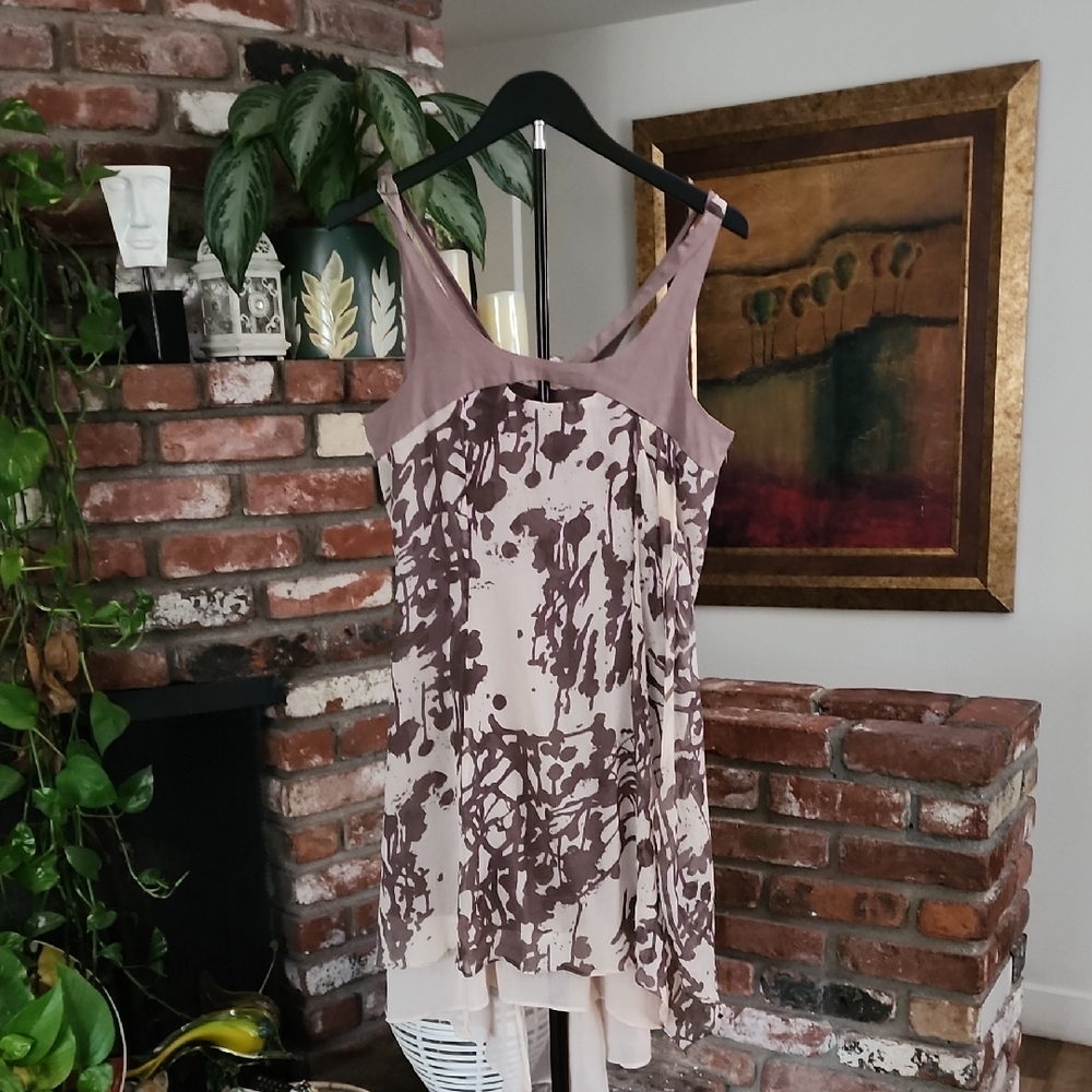 NWT W118 by Walter Baker Abstract Print Sleeveless Dress Size Small